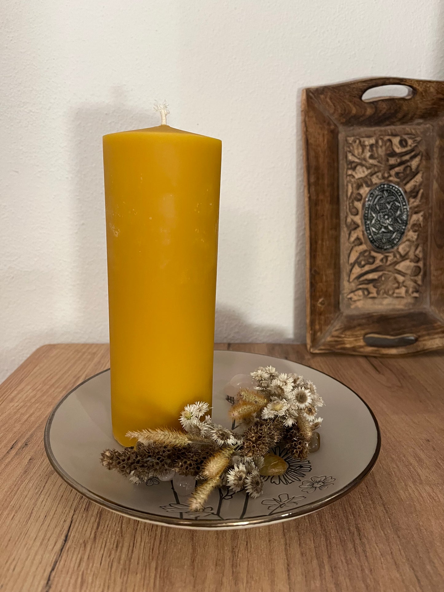 Bienenwachskerze Stumpe